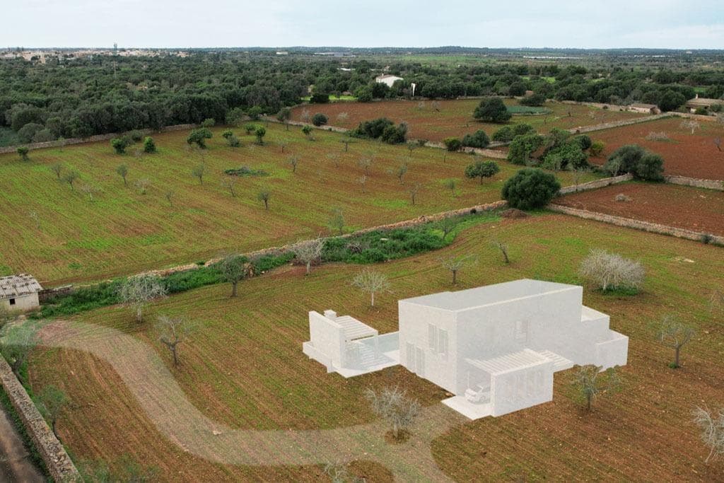 Suelo rústico con proyecto para la construcción de una finca rústica en Santanyí